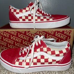 Red Checkered Old Skool Vans
